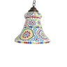 Multicolour bell ceiling pendant lamp - Craftkriti