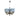 Blue glass ceiling pendent chandelier - Craftkriti