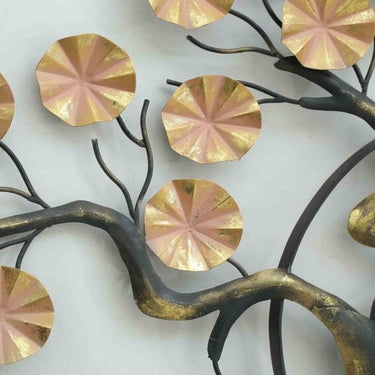 Multicolour Ring Tree Metal Wall Art - Craftkriti