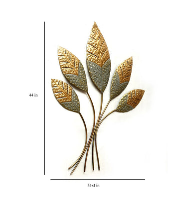 Five Leaf Multicolour Wall Art