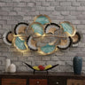 Multicolour Leaf Wall Art With Led - Craftkriti