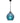 Blue glass paradise pendant ceiling lamp - Craftkriti