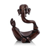 Lord brown ganeshji polyresin showpiece - Craftkriti