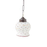 Colourful mosaic hanging pendant lamp - Craftkriti