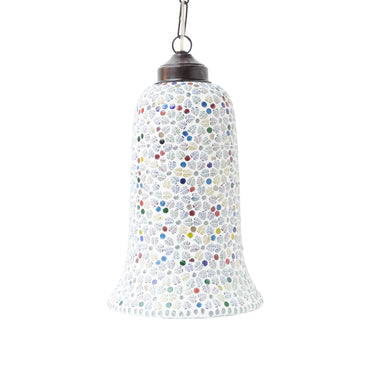 Multicolour glass chaning ceiling pendant lamp - Craftkriti
