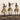 Coin Skirt Golden Metal Ladies Figurines - Craftkriti