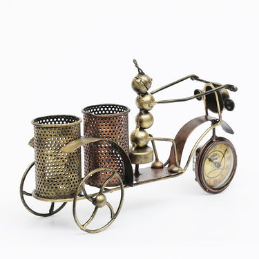 Metal Ant Double Multicolour Pen Stand