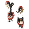 Metal Ganeshji Wall Decor Set Of 2 - Craftkriti