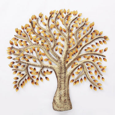 Metal Multicolour Large Tree Wall Art - Craftkriti