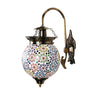 Full of flowers Mosaic glass wall lamp - Craftkriti