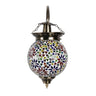 Multicolour beads flower mosaic wall lamp - Craftkriti