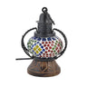 Mosaic glass table and hanging lantern - Craftkriti