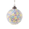 Multicolour Mosaic Glass Round Pendant Ceiling Lamp - Craftkriti