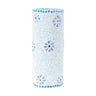 Blue glass mosaic bulbous table lamp - Craftkriti
