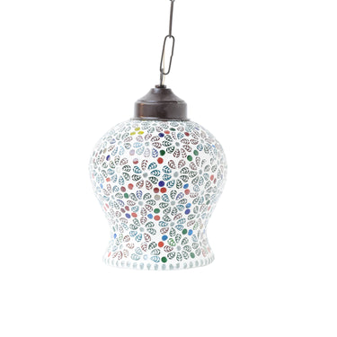 Multicolour Glass Erotic Ceiling Pendant Lamp - Craftkriti