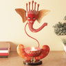 Orange Embossed Metal Ganeshji Diya - Craftkriti