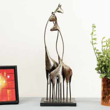 Metal Table Giraffe Figurine