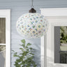 Multicolour Mosaic Glass Fos Pendant Ceiling Lamp - Craftkriti