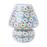 Multicolour Glass Mosaic Mushroom Table Lamp - Craftkriti