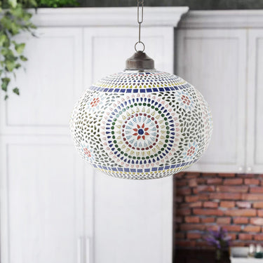 Multicolour Convent Modern Ceiling Hanging Lamp - Craftkriti