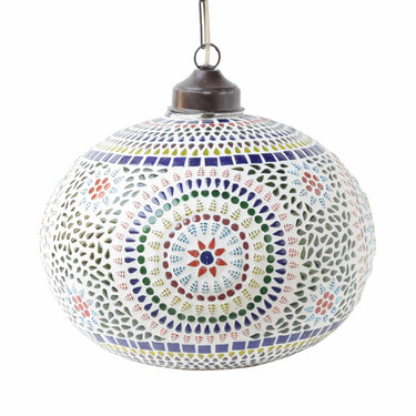 Multicolour Convent Modern Ceiling Hanging Lamp - Craftkriti