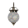 Multicolour leafs mosaic glass wall lamp - Craftkriti