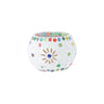 Colourful glass tea light holder - Craftkriti