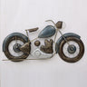 Blue Harley Davidson Bike Wall Art - Craftkriti