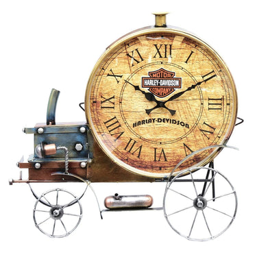 Multicolour Metal Train Wall Clock - Craftkriti