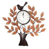 Single Bird Tree Metal Wall Clock - Craftkriti