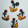 Multicolour Iron musicians wall hanging frame - Craftkriti