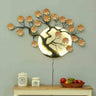 Multicolour Ring Tree Metal Wall Art - Craftkriti