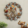 Metal ganeshji LED wall art - Craftkriti