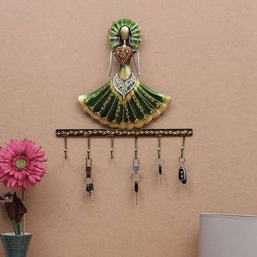 Green Lady Metal Wall Hook