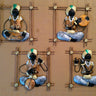 Iron musicians wall hanging frame - Craftkriti